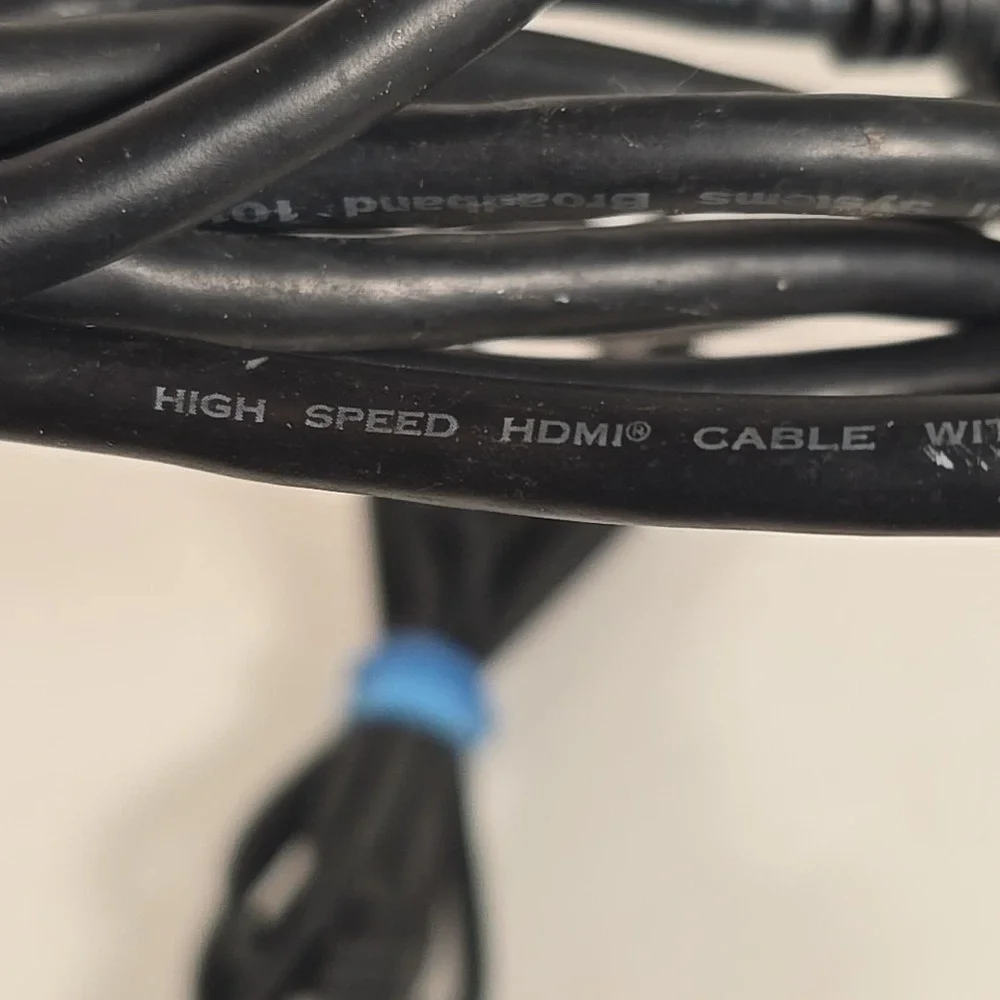 Lot Of 3, HDMI To HDMI Cables Black Various‎ Lengths & Cable Sizes